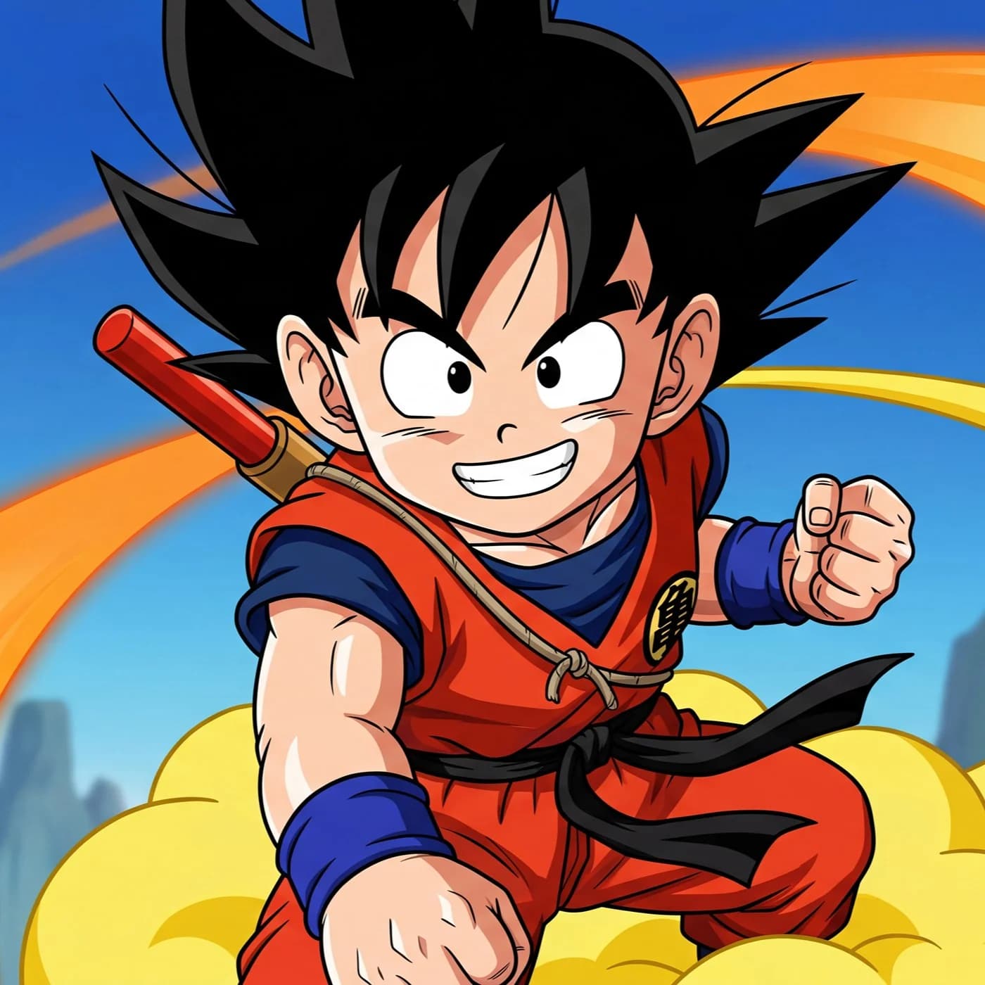 Dragon Ball wiki card featuring Goku
